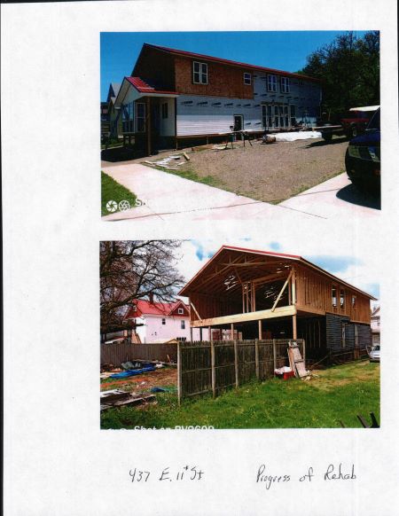 Progress of Rehab 437 E 11th St Erie Page 2